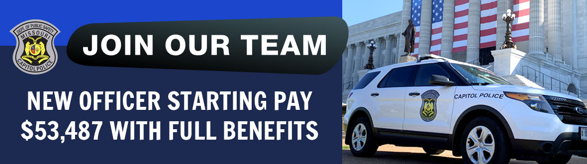 New Officer starting pay $53,487 with full benefits